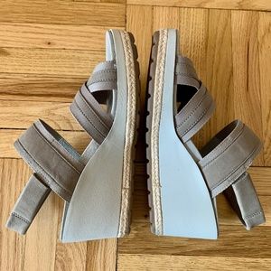 Merrell Kaiteri Wedge Strap Sandal Brindle Size 8